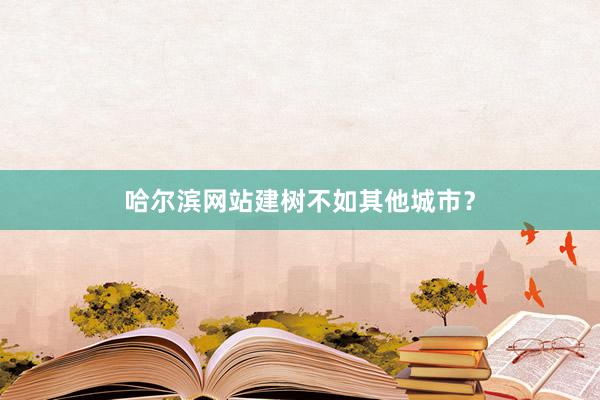 哈尔滨网站建树不如其他城市？